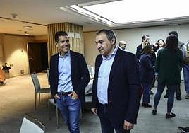 El viceportavoz nacional Ignacio Martín junto a Manuel Iñarra.