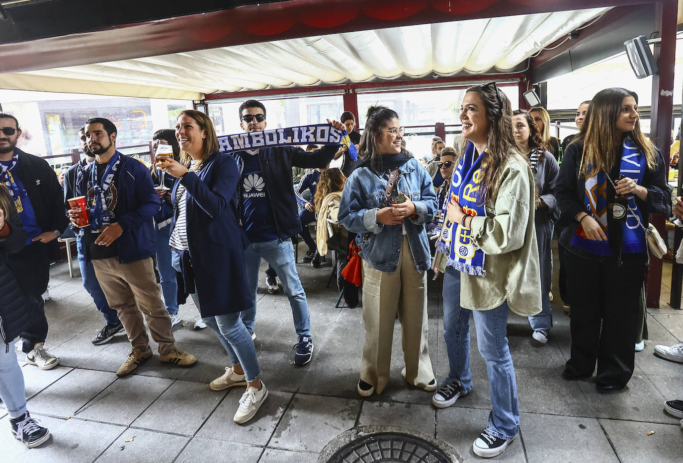 El derbi se vivió también en los bares de Oviedo