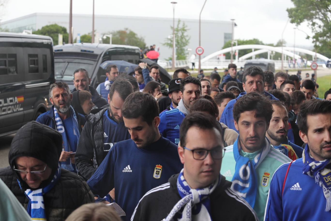 Todas las imágenes del ambiente previo al partido