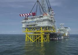 La subestación 'Andalucía II' en el parque eólico East Anglia Three