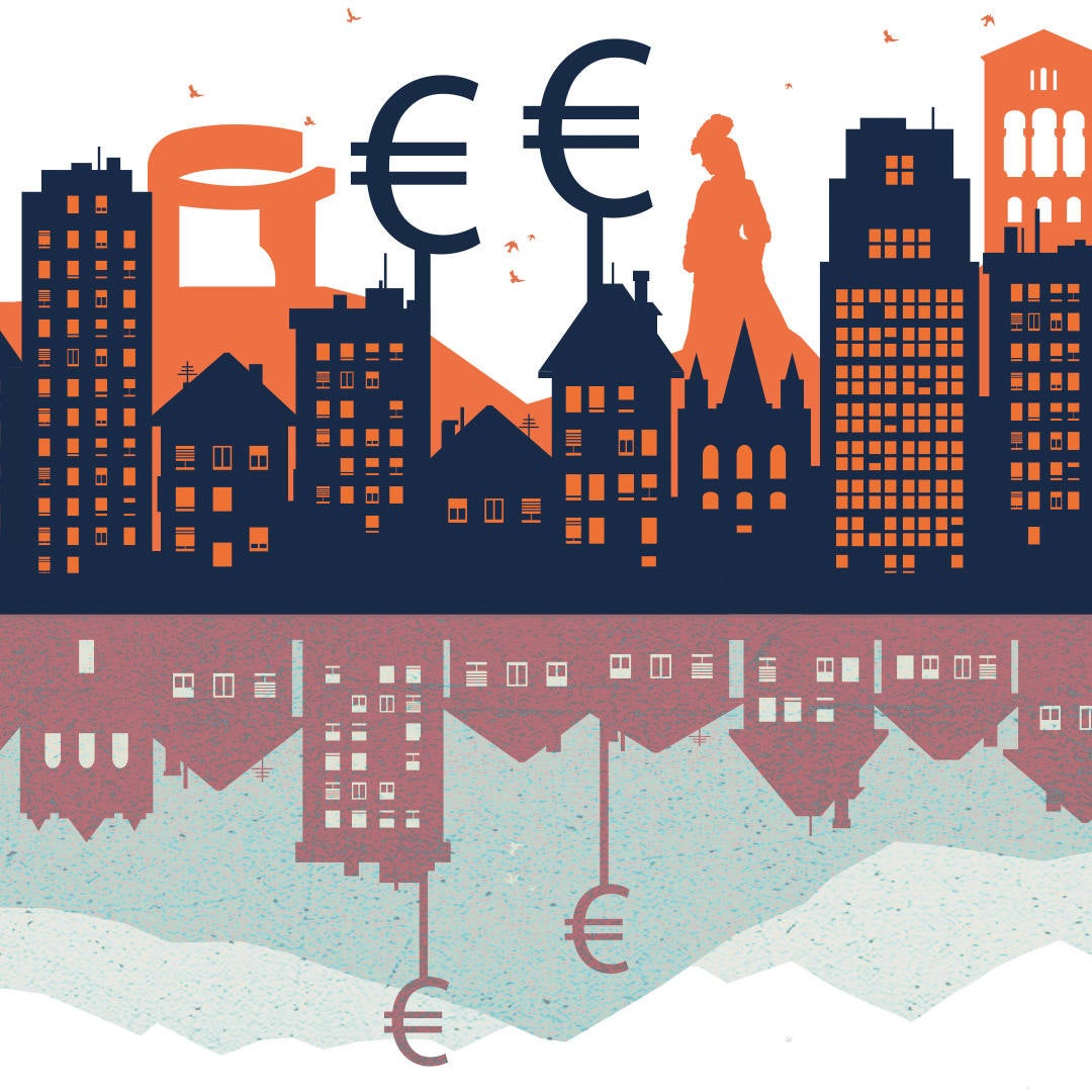 Oviedo y Gijón se sitúan entre las áreas urbanas con mayor renta neta por habitante de España