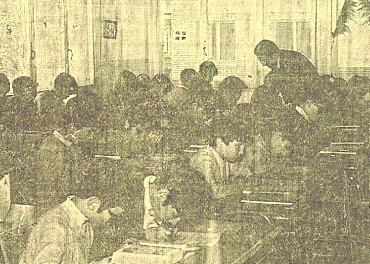 Alumnos del colegio Asturias.