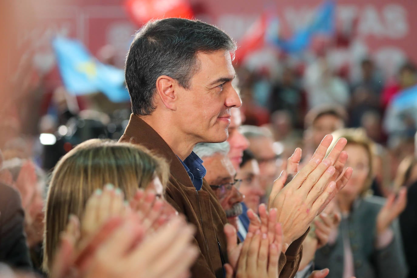 Pedro Sánchez, en Gijón