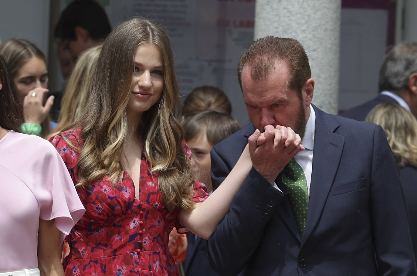 Armonía de color en la confirmación de la infanta Sofía