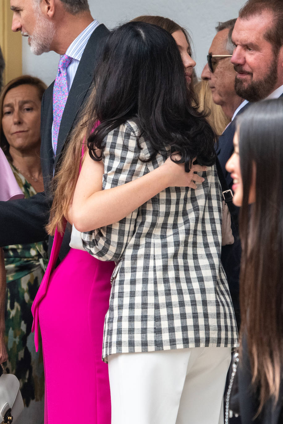 Armonía de color en la confirmación de la infanta Sofía