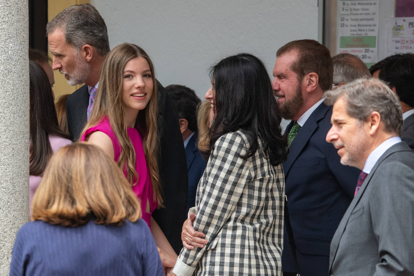 Armonía de color en la confirmación de la infanta Sofía