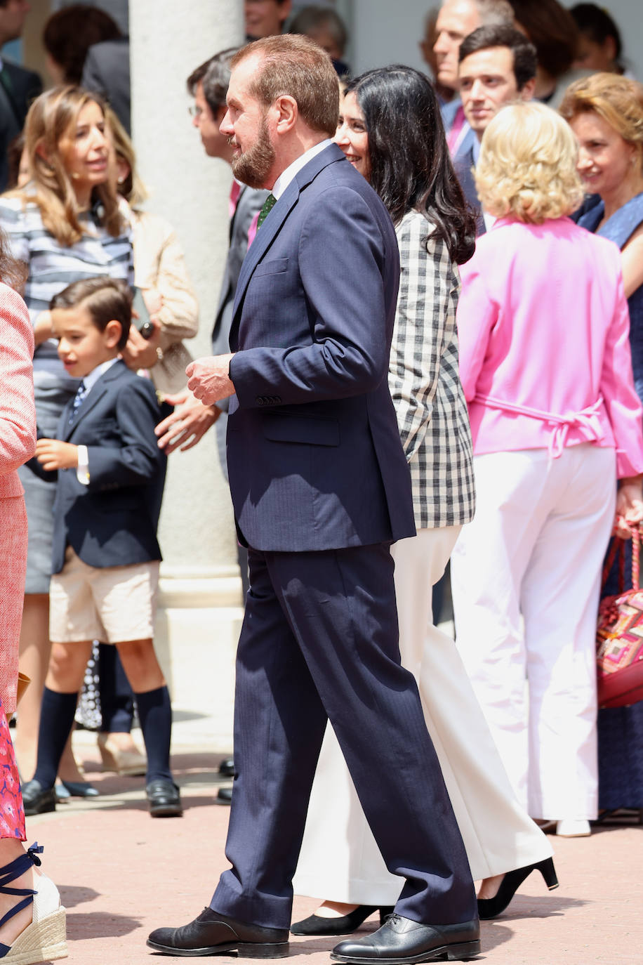 Armonía de color en la confirmación de la infanta Sofía