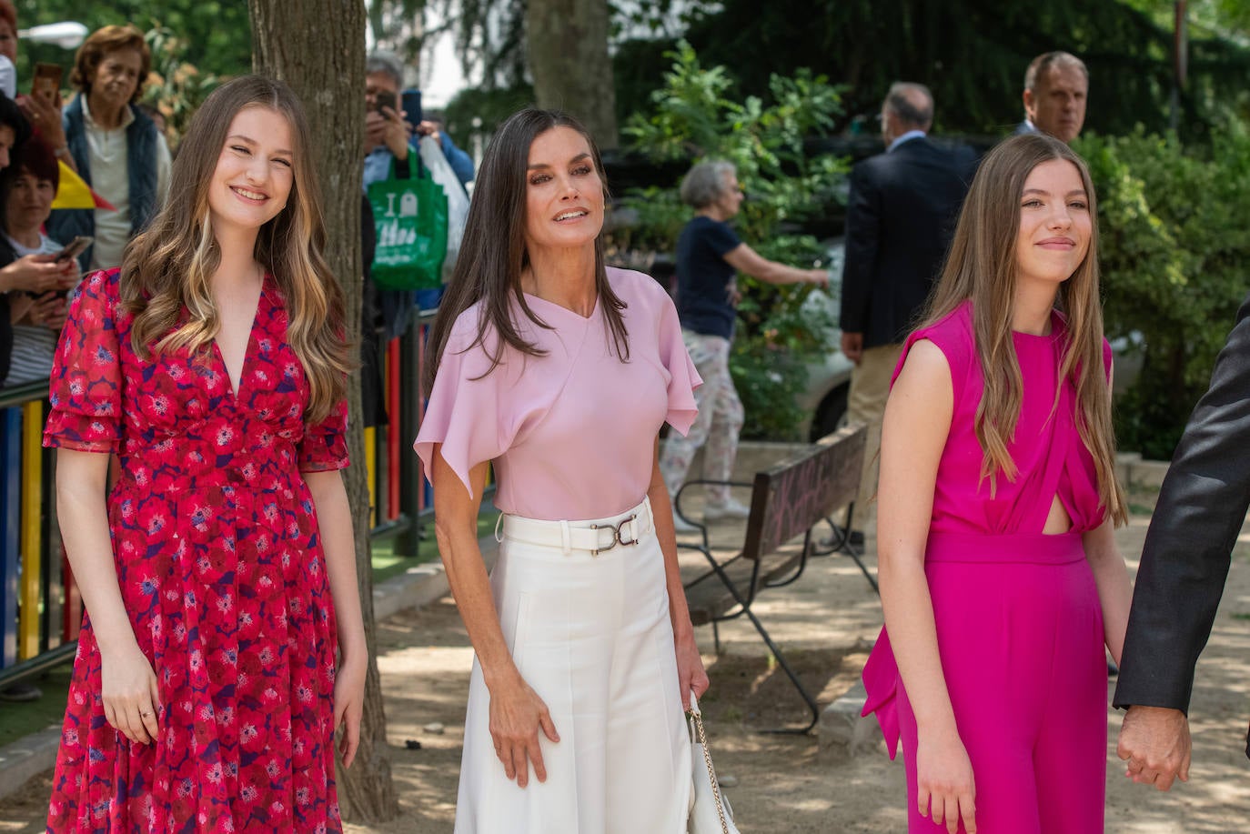 Armonía de color en la confirmación de la infanta Sofía