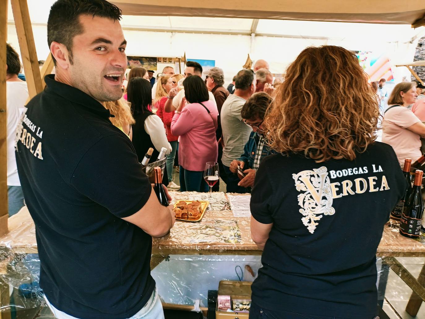 El blanco verdín, protagonista en la Fiesta del Vino de Ibias