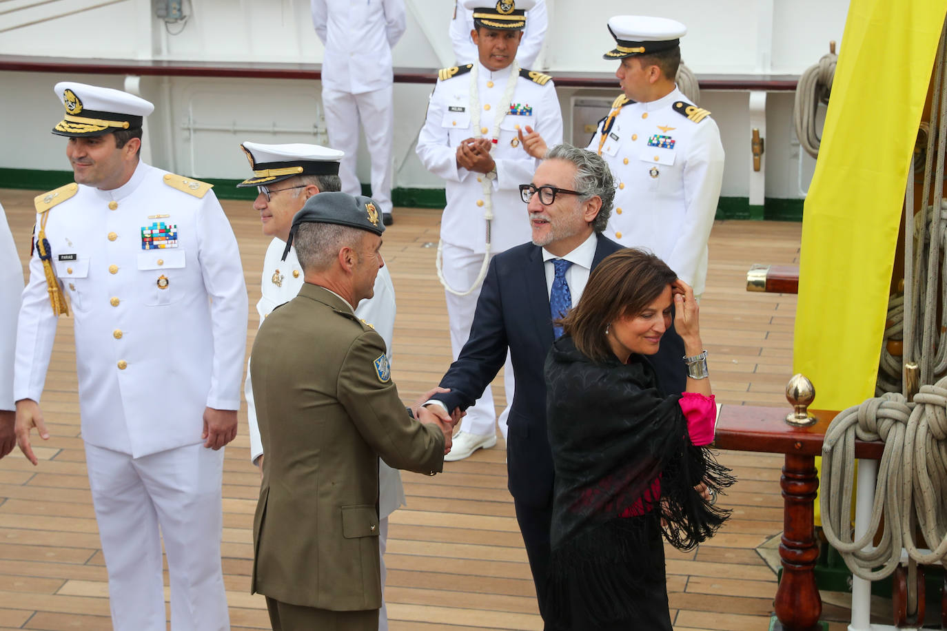 Visita al &#039;Cuauhtémoc&#039; en Gijón