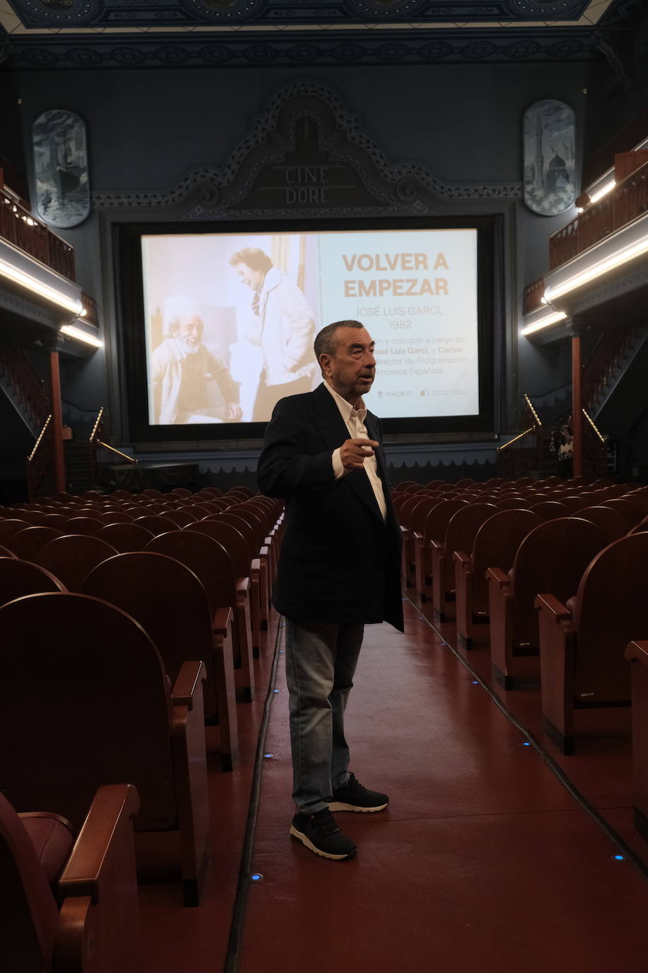 El Cine Doré se rinde a José Luis Garci