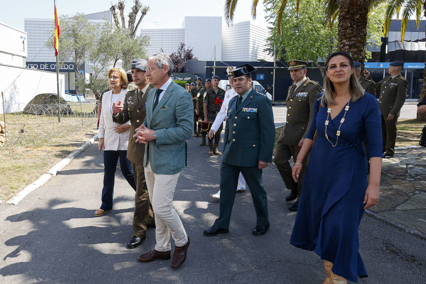 Las Fuerzas Armadas se despliegan en el recinto ferial de Gijón