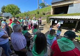 Alrededor de 270 personas participaron en la jornada en Ayones.
