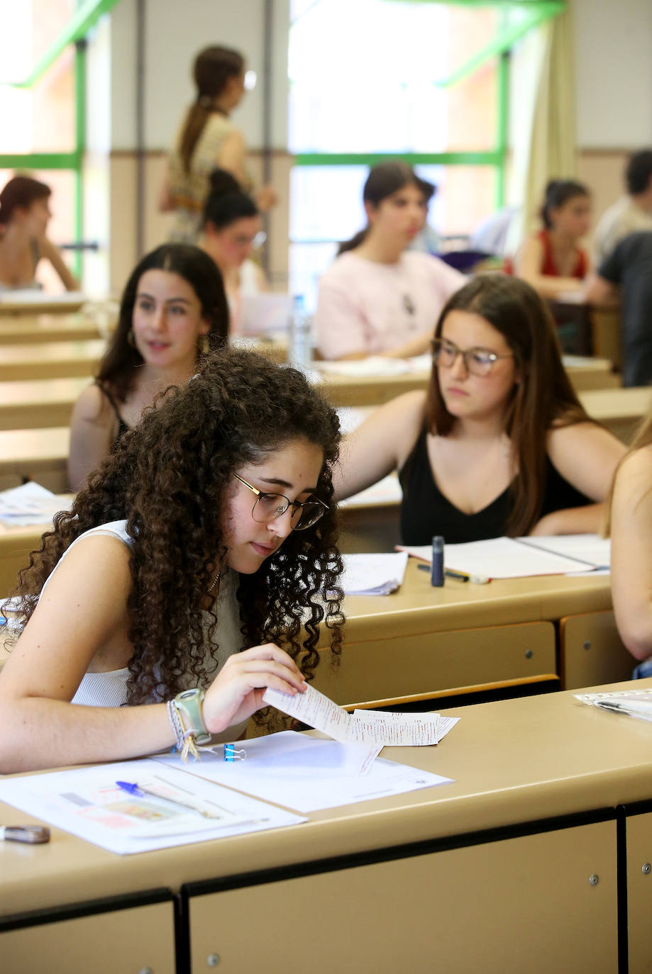 La primera jornada de la EBAU en Asturias, en imágenes