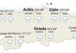 El tiempo en Asturias para este martes, 13 de junio