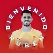 Rubén Yáñez firma por tres temporadas y llegará a Gijón con la pretemporada