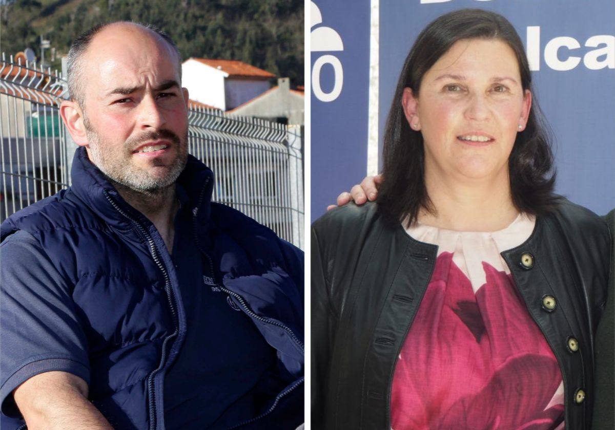 Paulo García, futuro alcalde de Ribadesella, y María José Bode, edil de Foro.