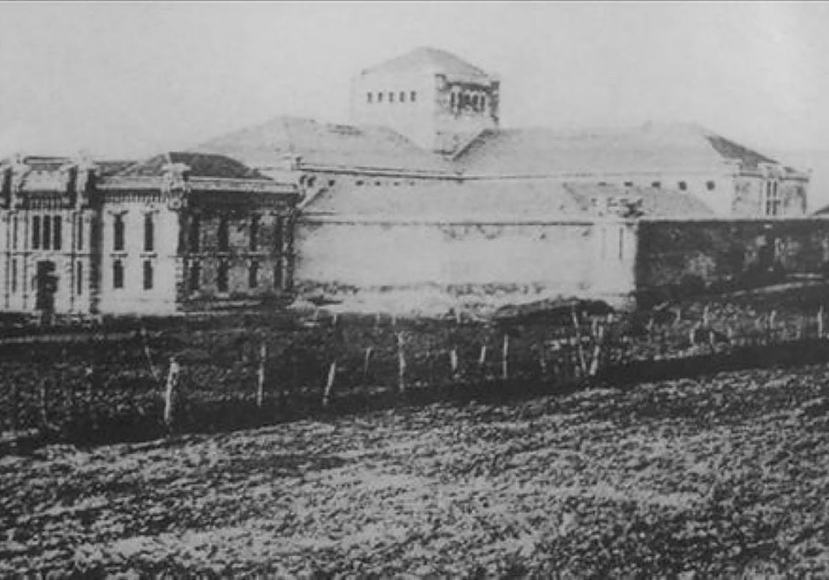La nueva cárcel de El Coto, en 1909.