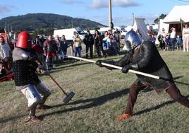 Una representación de una batalla en los Exconxuraos.