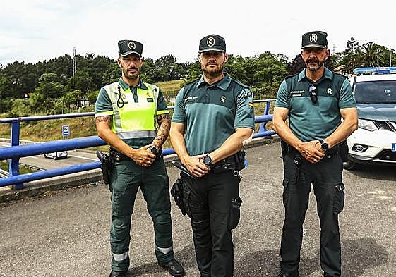 Antonio Cabases, José Ramón Rico y Juan Claudio Marañón.