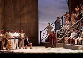 Una imagen de la coproducción entre el Teatro Campoamor y el Teatro Arriaga que se estrena este jueves en Oviedo.