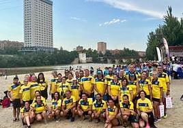 El equipo al completo este fin de semana preparado para competir.