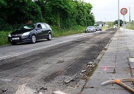 Las obras ya iniciadas permitirán adecuar el tramo de carretera que da acceso a Llanes desde Poo.