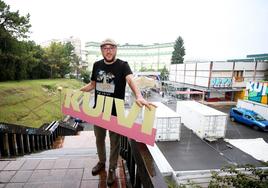 El promotor de la tercera edición del «antifestival» Kuivi Pop Up, Carlos Baumann.