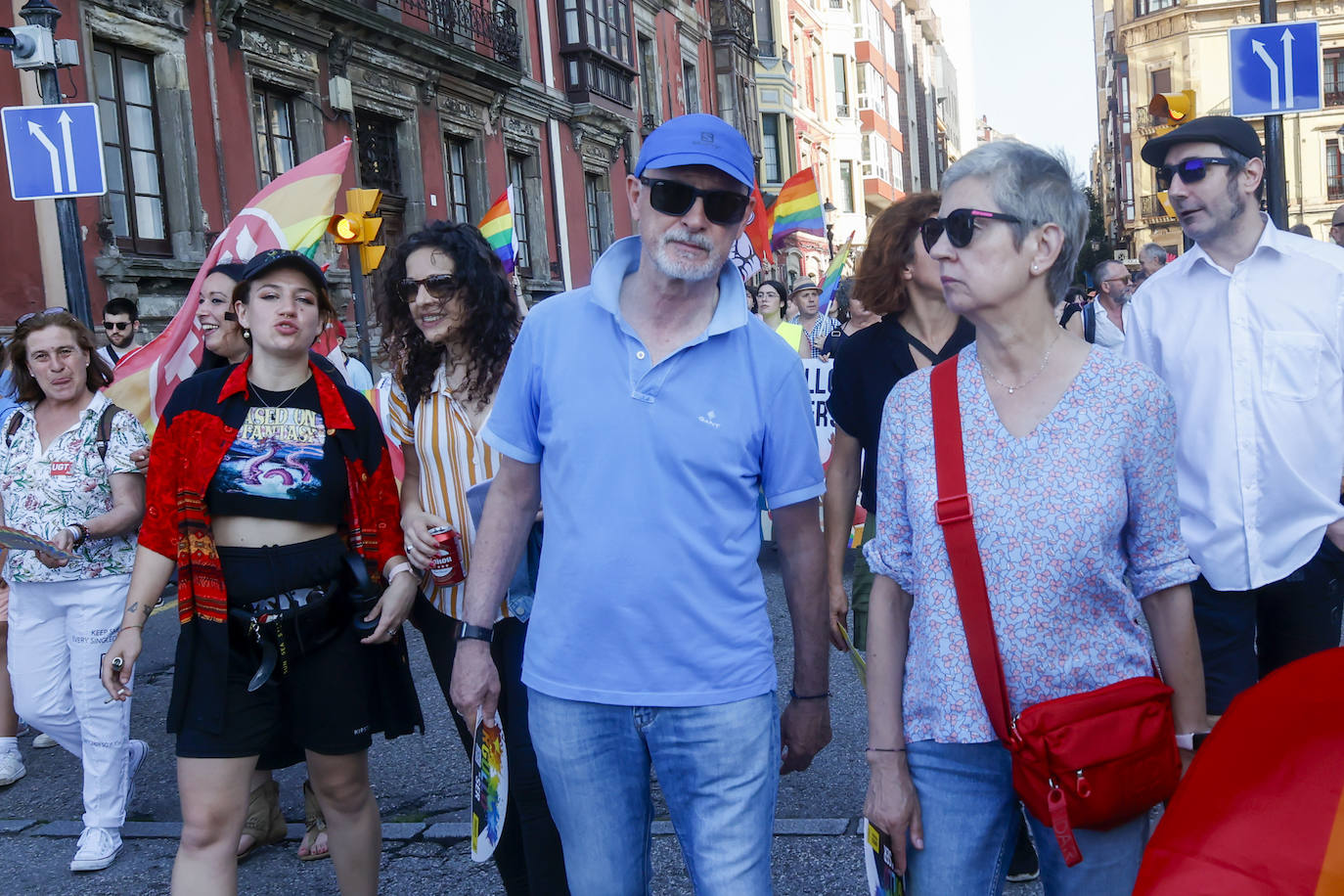 Así ha sido la multitudinaria manifestación del Orgullín en Gijón