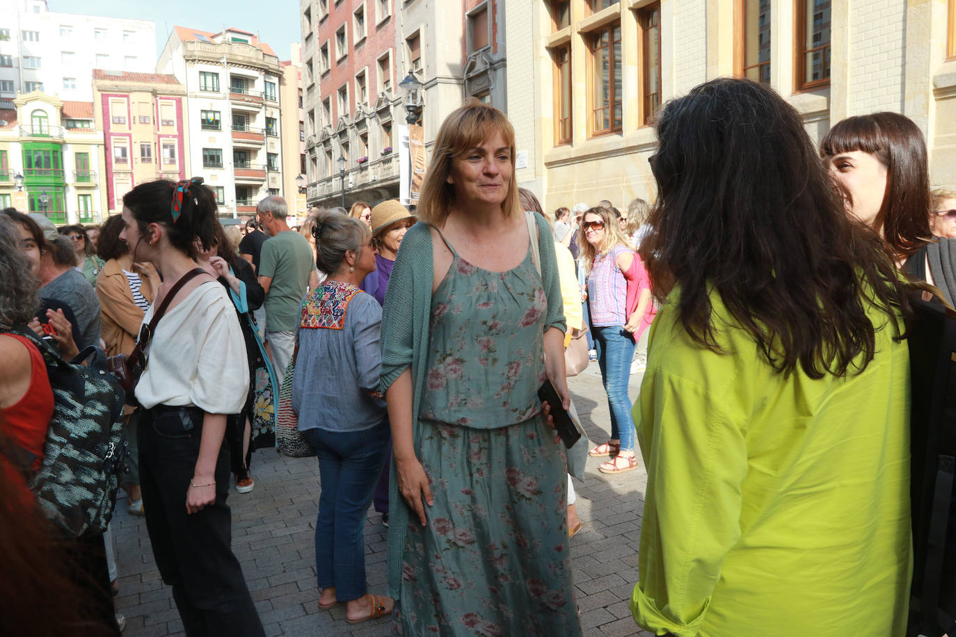 Protesta en Gijón por el pacto con Vox