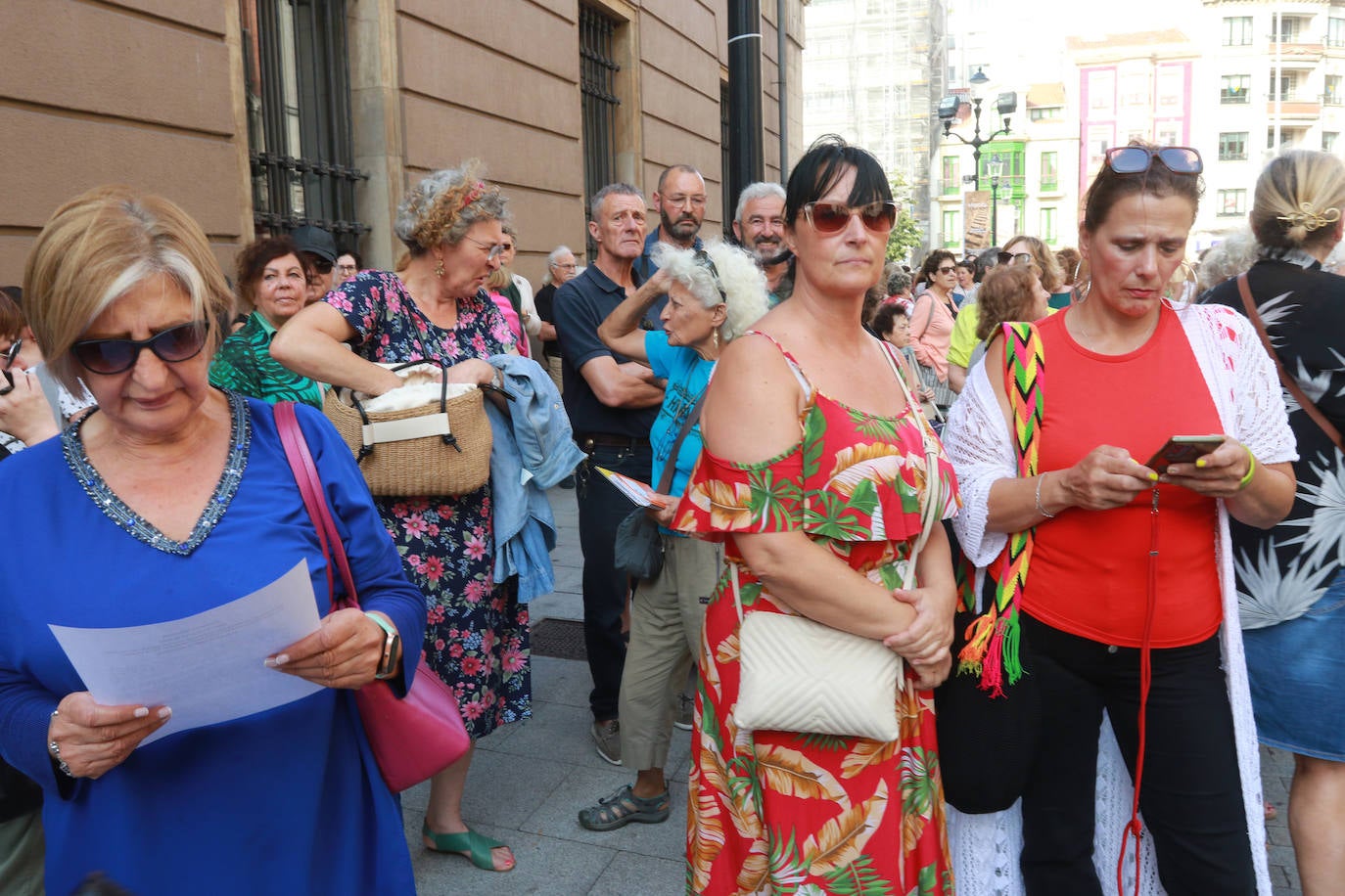 Protesta en Gijón por el pacto con Vox