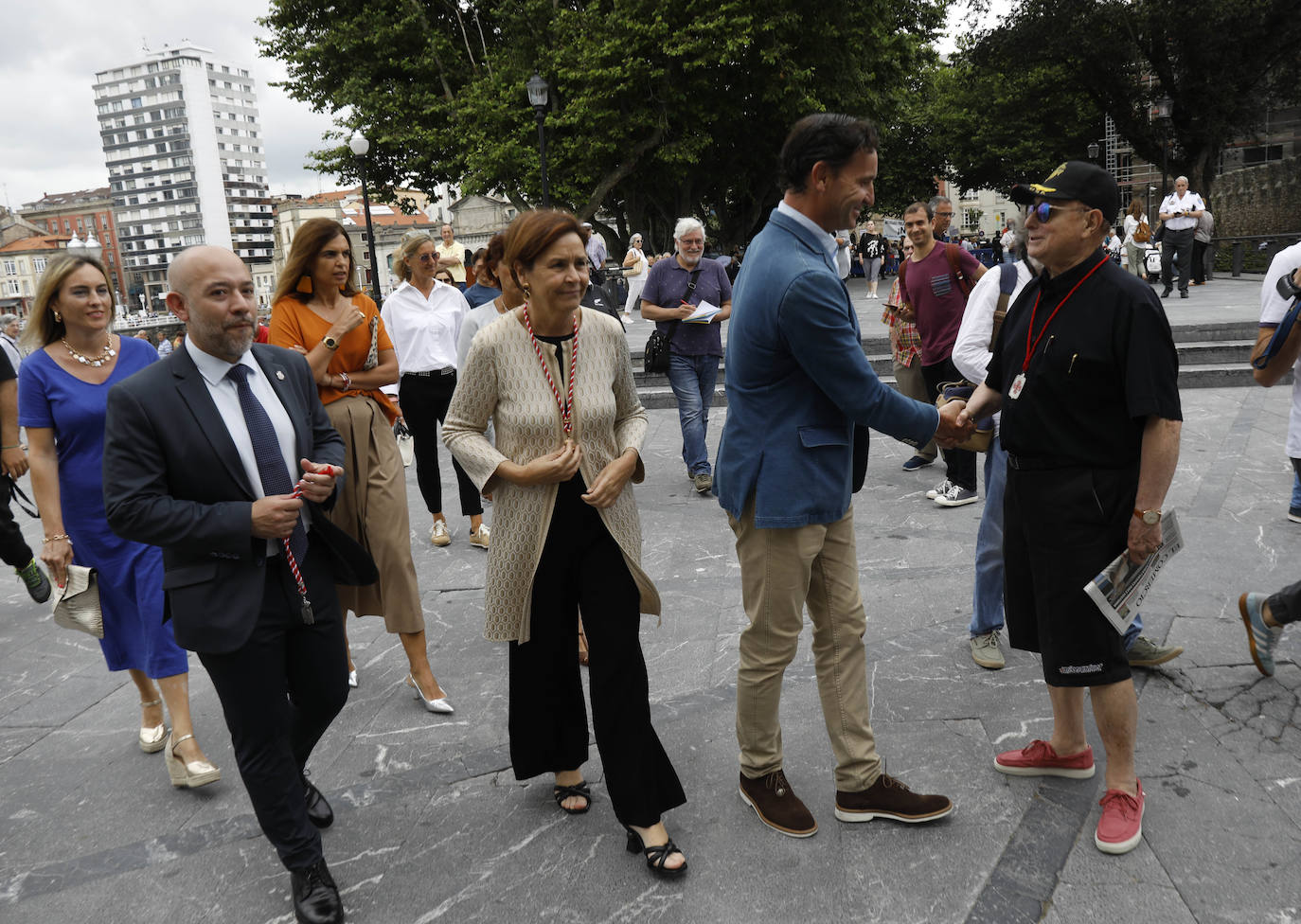 Así fue la bendición de las aguas en Gijón