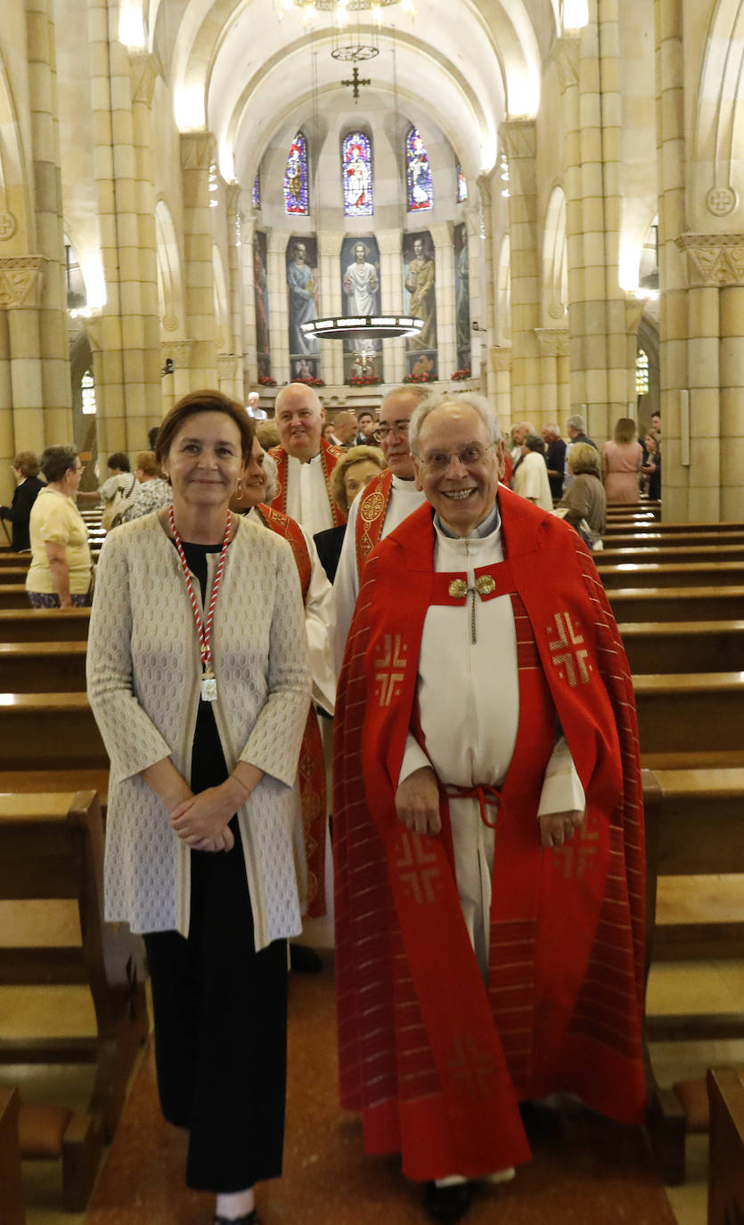 Así fue la bendición de las aguas en Gijón