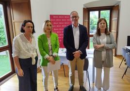 Marta Piquero, Susana Madera, Nacho Iglesias y Consuelo Hernández.