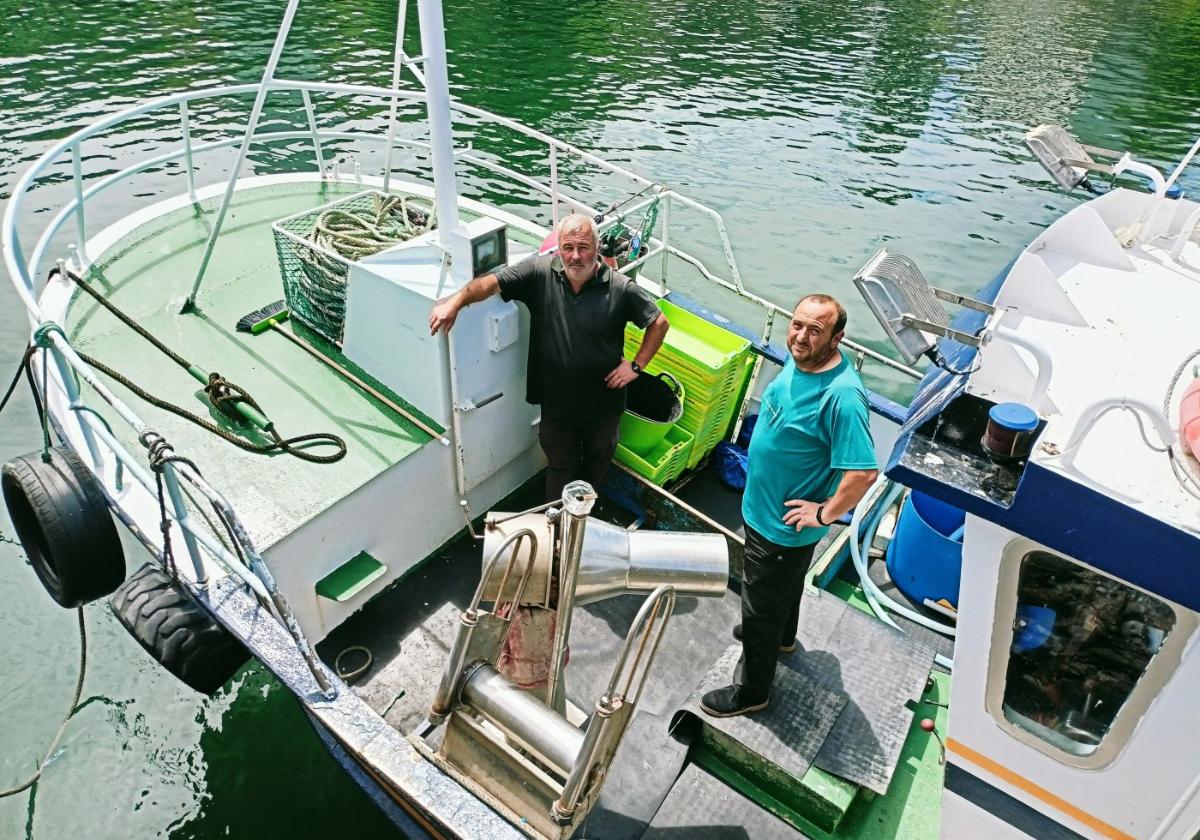 Los hermanos Isidoro y Alberto García fueron quienes encontraron el cuerpo del pesca sub fallecido en la costa franquina.