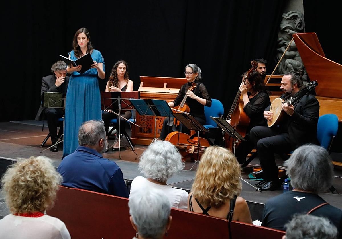 La formación Delirivm Musica, en el concierto inaugural del festival.