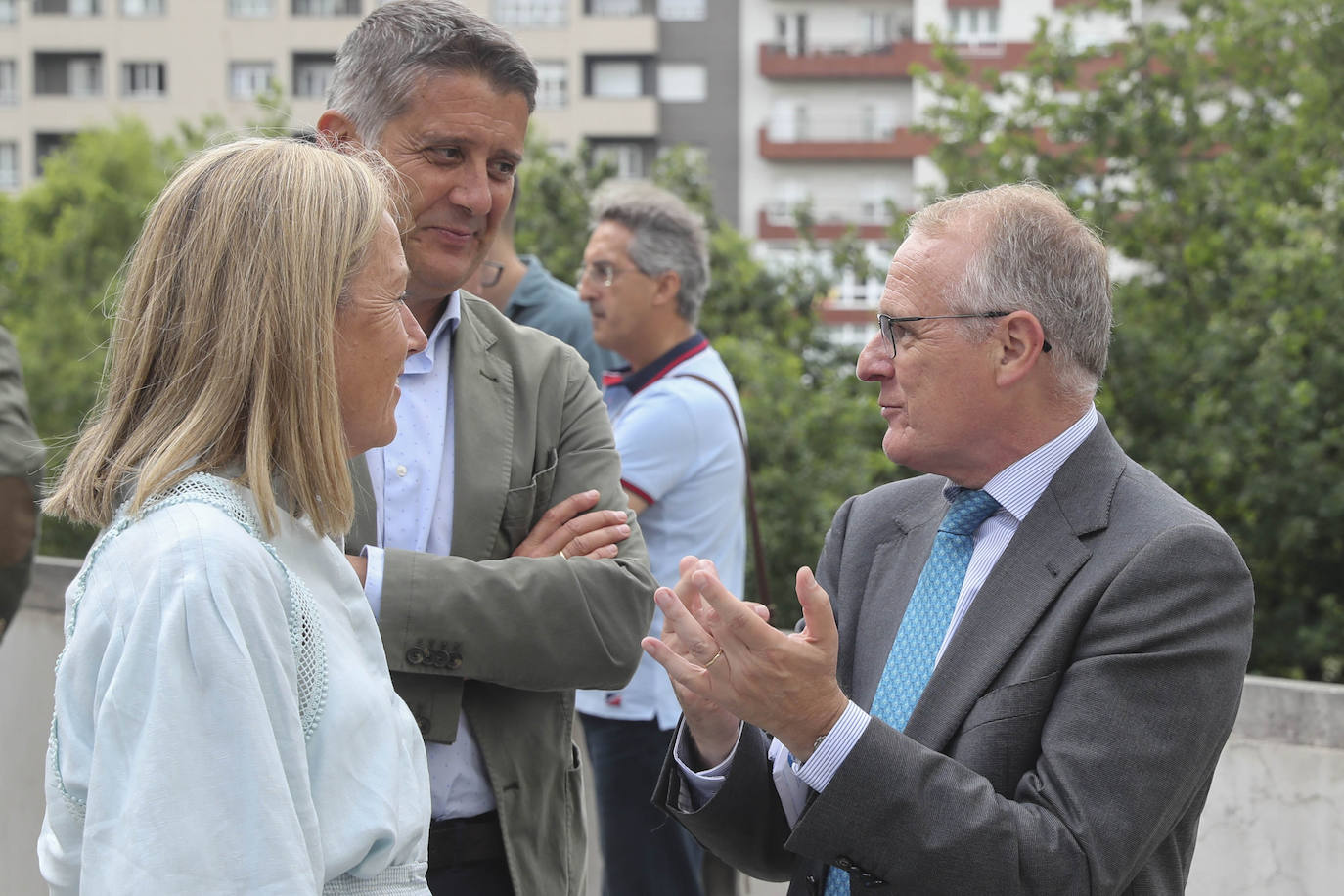 Pilar Fernández Pardo, Manuel Cifuentes y Diego Canga.