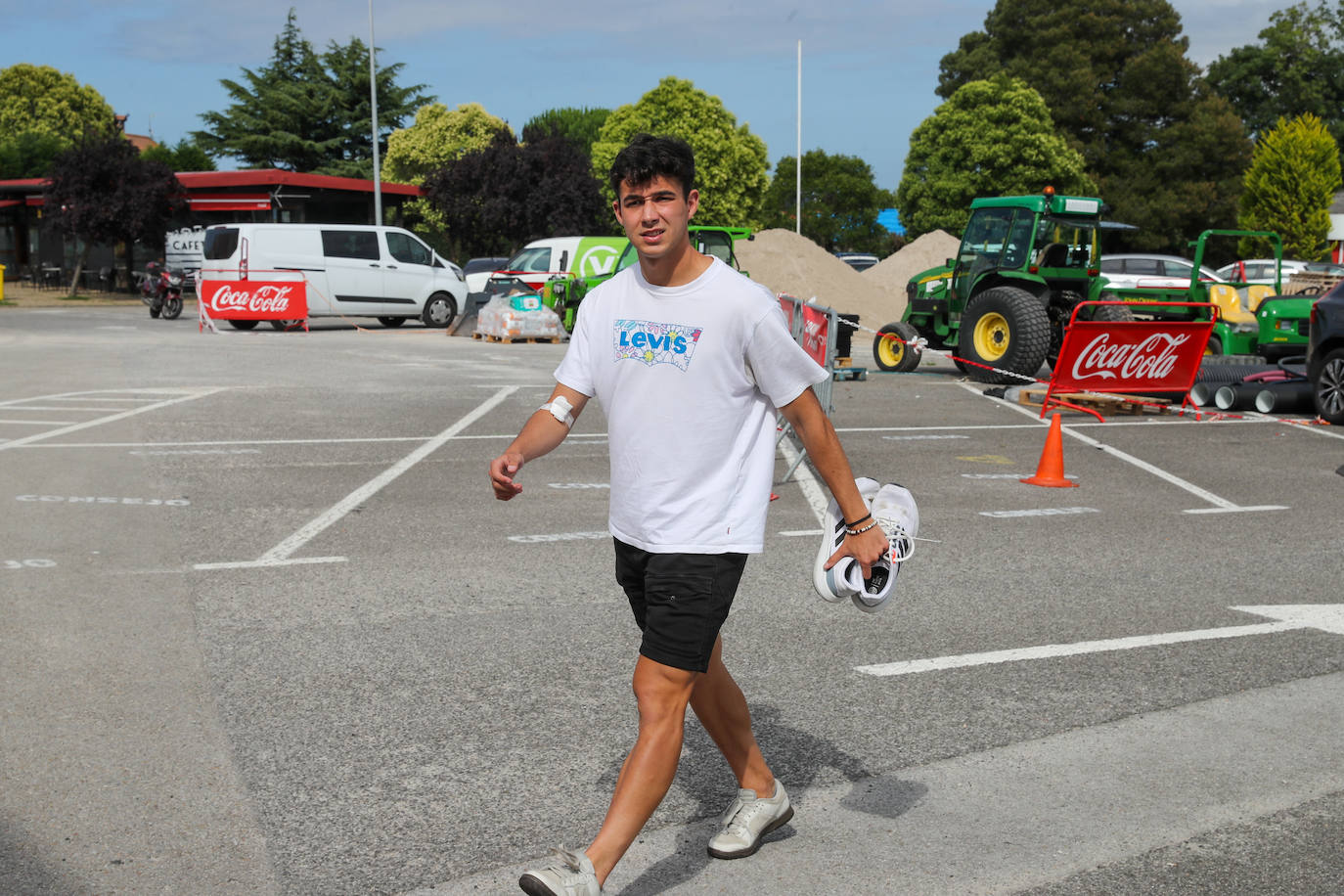 Los jugadores del Sporting comienzan a ponerse a punto