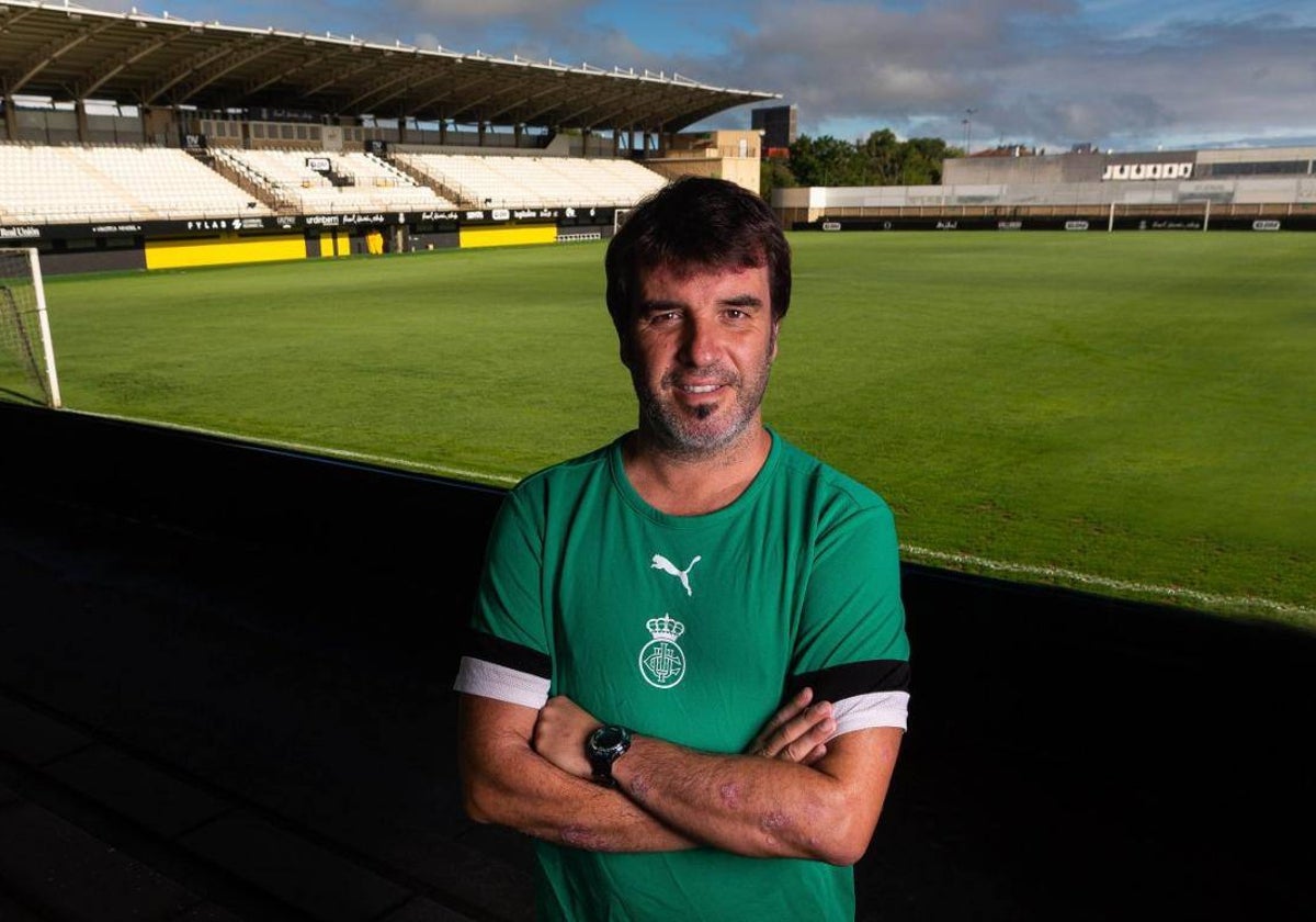 Aitor Zulaika, durante su etapa en el Real Unión de Irún.