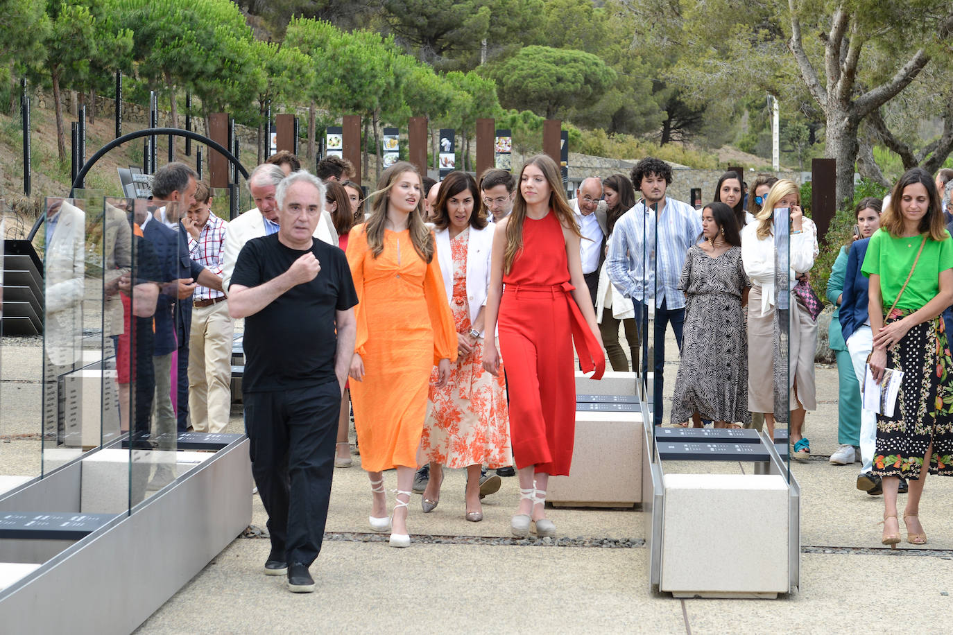 La visita de la Princesa Leonor y la infanta Sofía al museo de Ferran Adrià