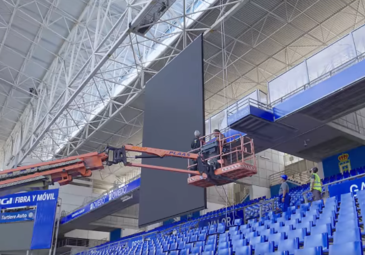 Las obras de mejora en el Tartiere avanzan
