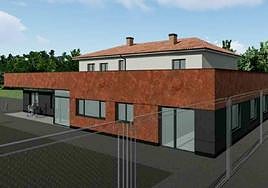 Diseño de la ampliación de la escuela de 0 a 3 de Cangas de Onís, donde se crearán dos aulas nuevas.