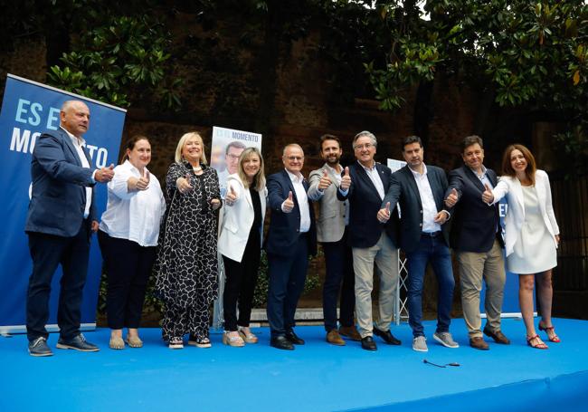 Diego Canga ha respaldado a los candidatos del PP al Congreso y al Senado en la apertura de campaña.