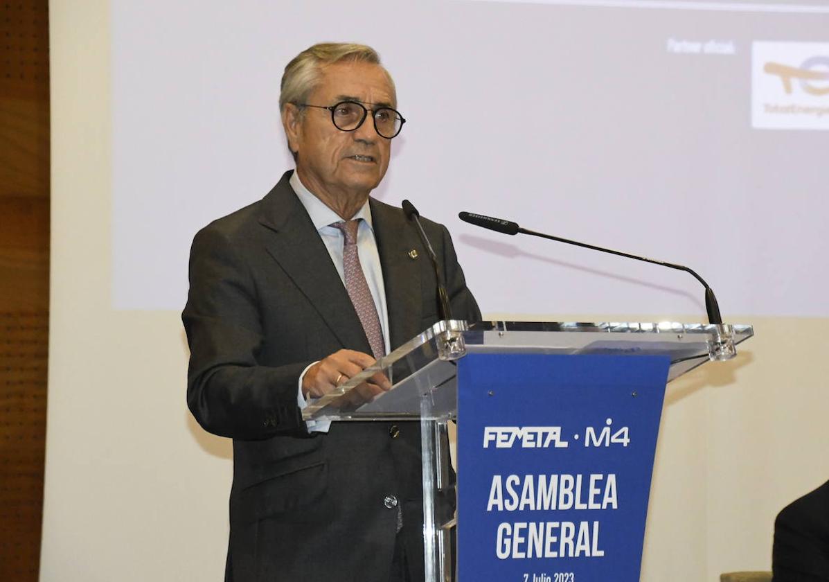 El presidente de Femetal, Antonio Fernández-Escandón.