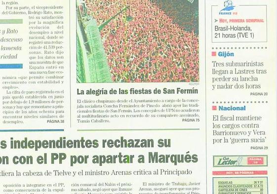 La noticia llegó a nuestra portada.