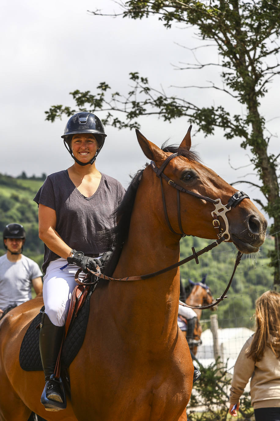 Así ha sido la competición de este sábado de la infanta Elena en Asturias