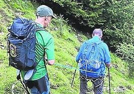 Momento del rescate.