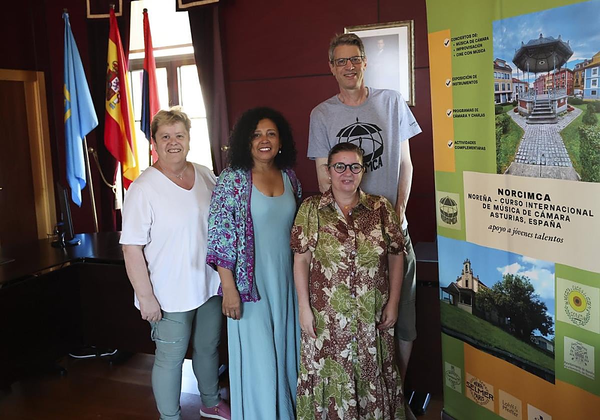 La presentación, ayer, en Noreña.