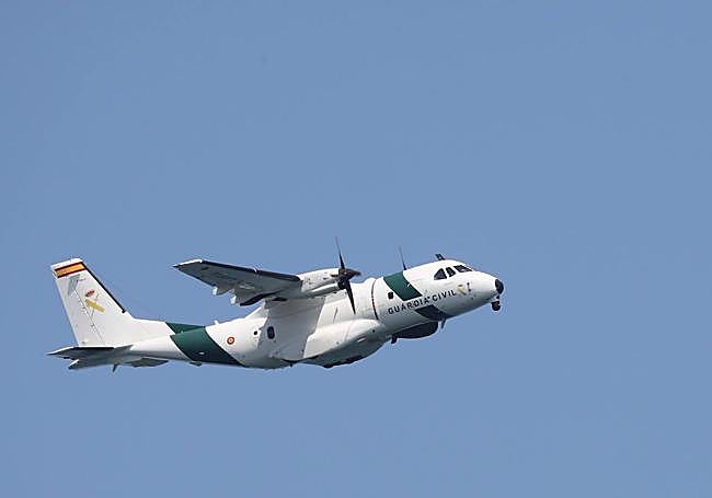 Airbus Defende CN-235. Aeronave que forma parte del Servicio Aéreo de la Guardia Civil y que se pudo ver en 2022.