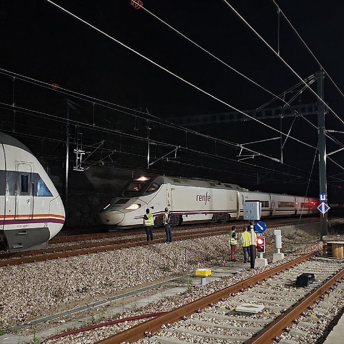 El tráfico de trenes en pruebas se multiplica en la variante de Pajares